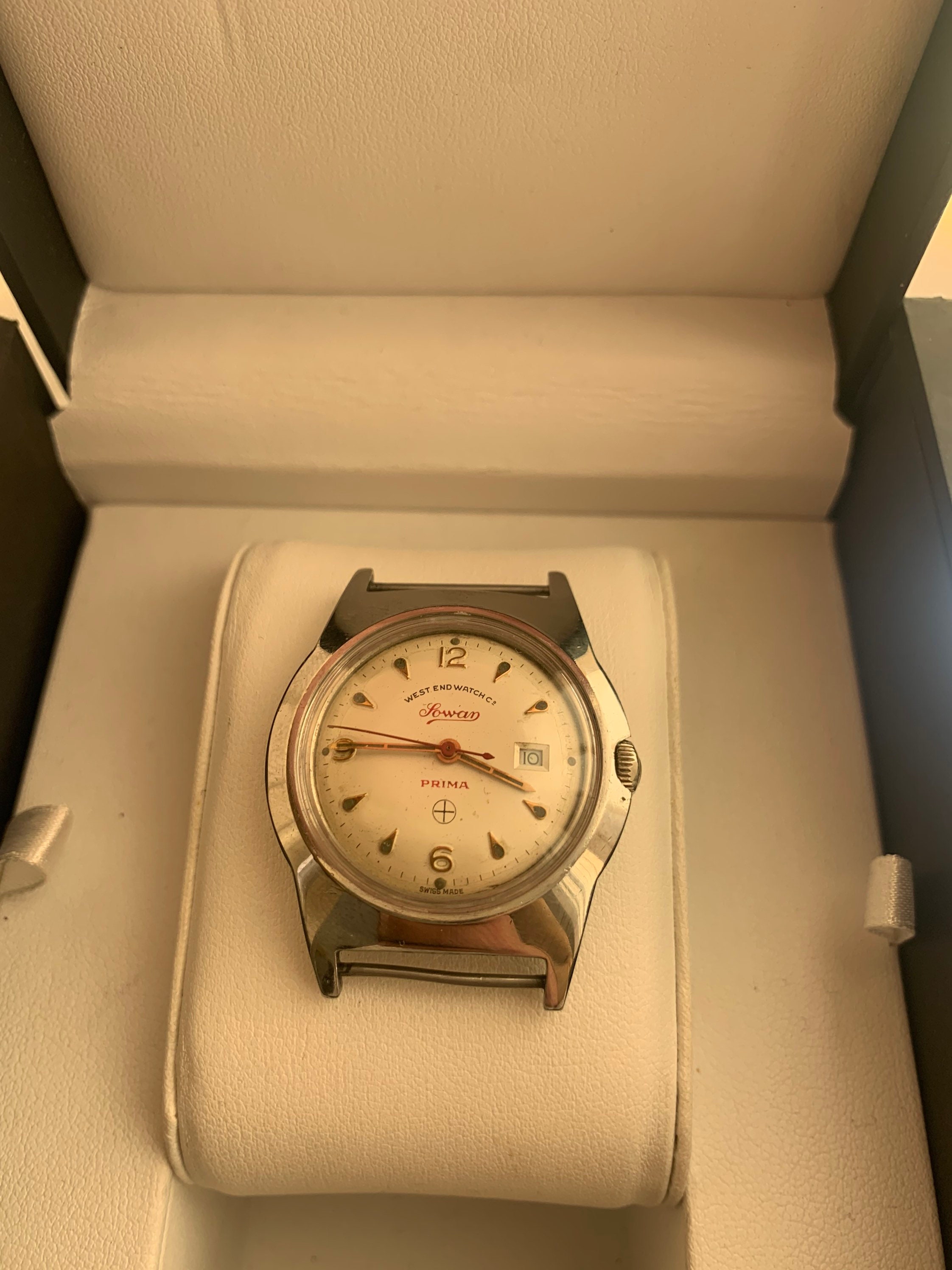 West End Watch Co Swar Prima Uhr mit weiBem Zifferblatt SCHNAPPCHEN Ref. A33 Etsy