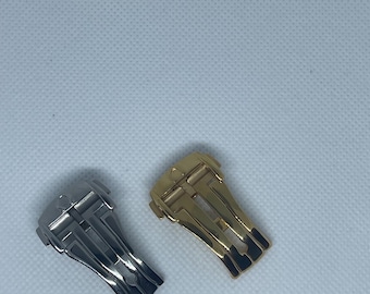 For Omega 16mm 18mm Folding Butterfly Buckle Deployment clasp buckle For omega  Watch Strap Band