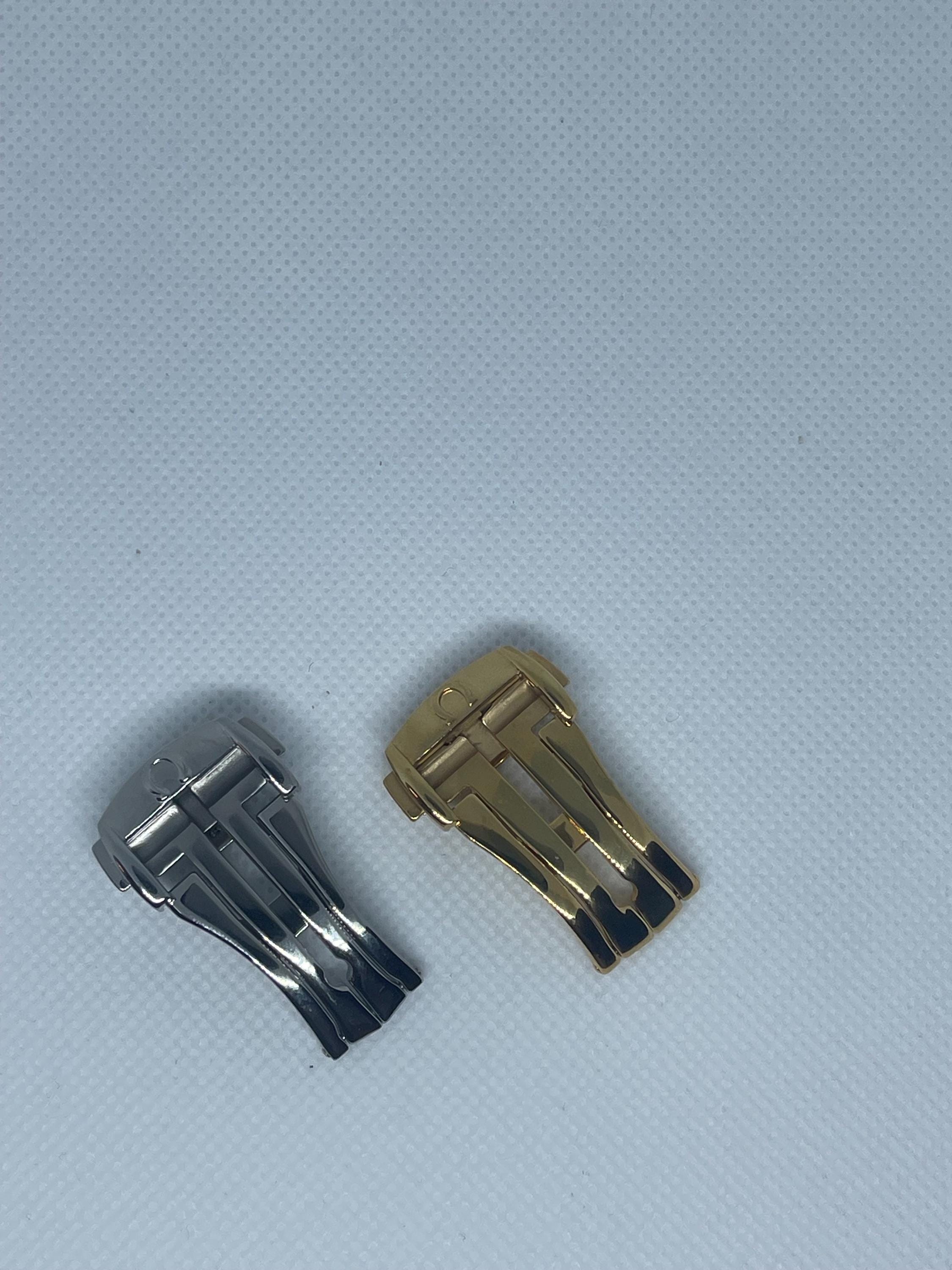 オメガ 革ベルト アリゲーターストラップ OMEGA純正 ダークブルー 新品