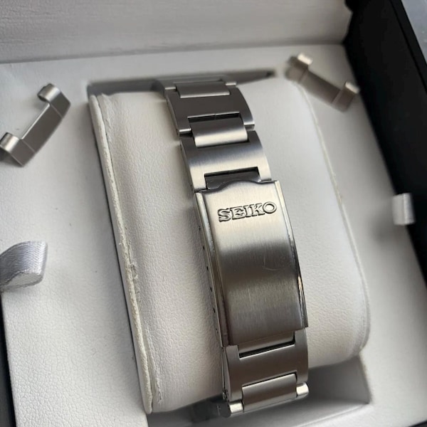 Seiko Pepsi-pouge 19 mm 6139 6000 6002 6005 horlogeband roestvrij staal KOOPJE!