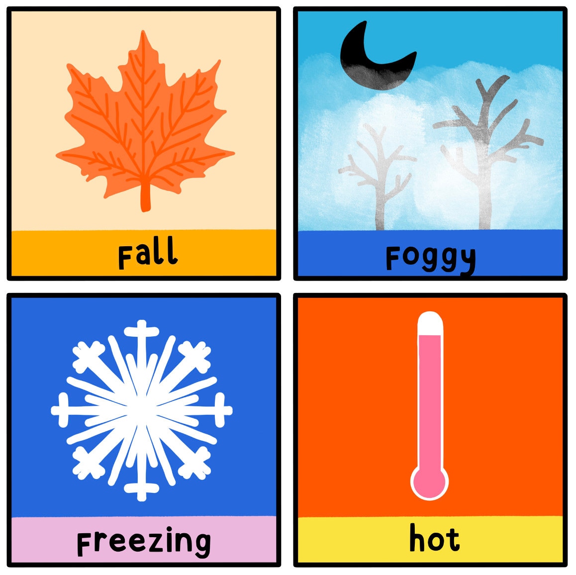 Weather And Seasons Flashcards