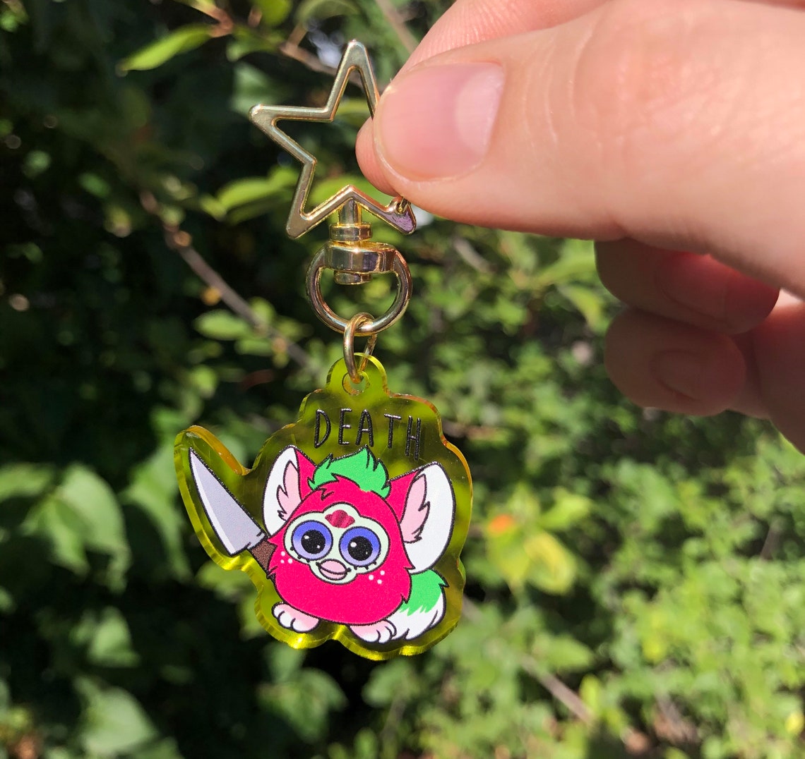 Knife Furby Keychain Etsy