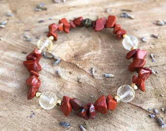 Citrine + Red Jasper