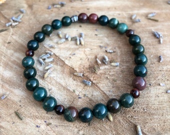 Bloodstone + Garnet