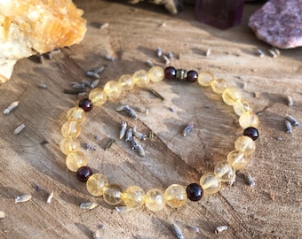 Citrine + Garnet