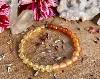 Citrine + Carnelian