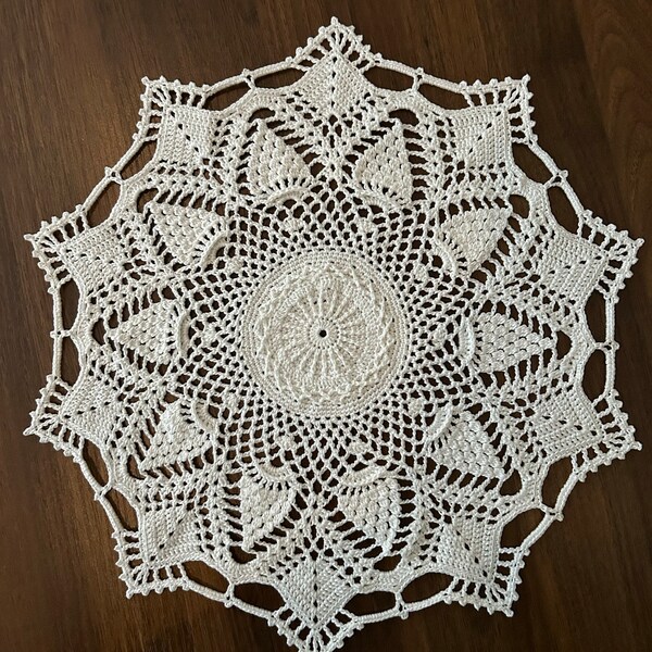 Crochet Table Topper Etsy