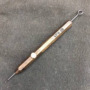 CBW09 Hand stocher messing stift bleistift werkzeug tätowierung halter nadel