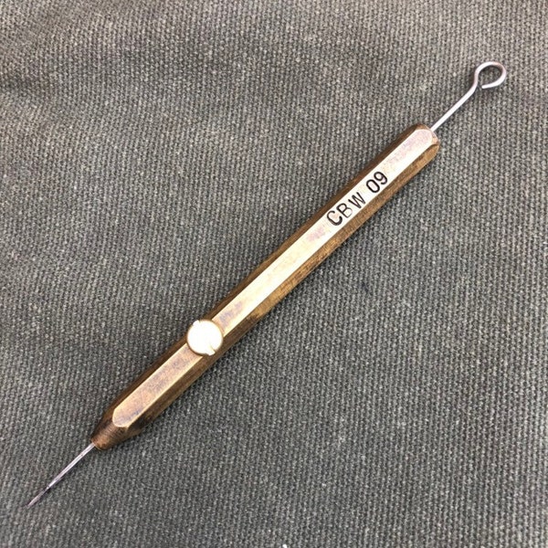 CBW09 Hand poke brass pen pencil tool tattoo holder needle