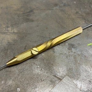 CBW9T Hand poke brass pen pencil tool tattoo holder needle