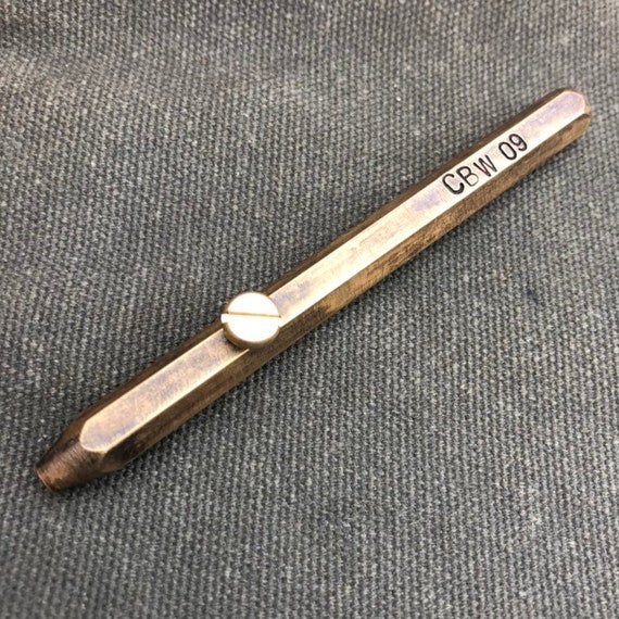 CBW09 Hand Poke Brass Pen Pencil Tool Tattoo Holder Needle