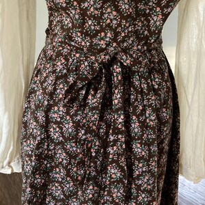 1970 Gunne Sax Midi Dress Brown Floral Calico Vintage Prairie Rare ...