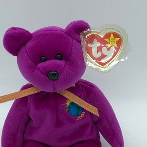 Millennium Ty Beanie Baby rare with 8 production errors noted in description