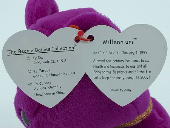 Millennium Ty Beanie Baby Rare With 8 Production Errors  display picture 3