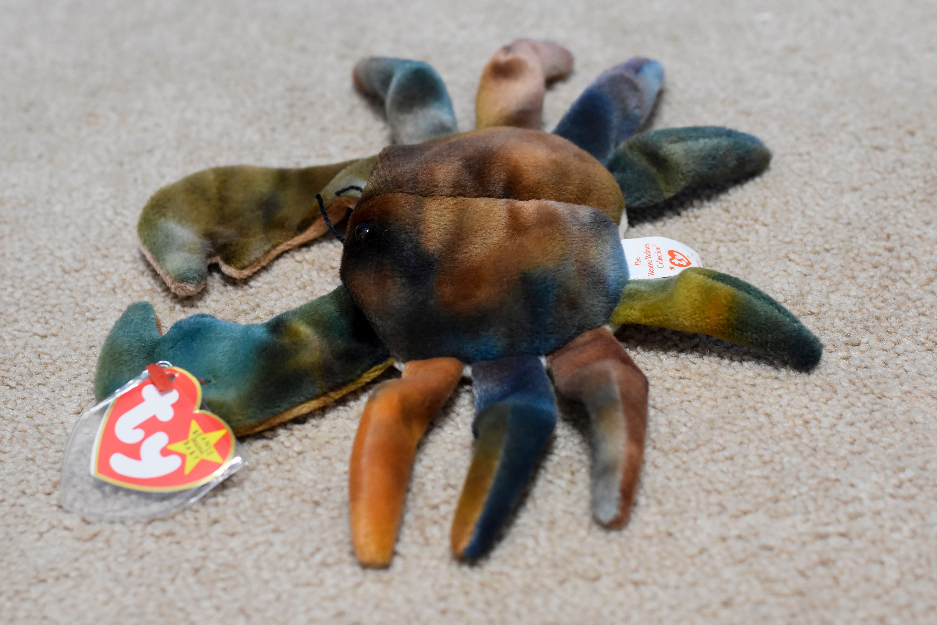 Buy MWMT Claude the Crab Ty Beanie Baby Extremely Rare 1996 With Tag