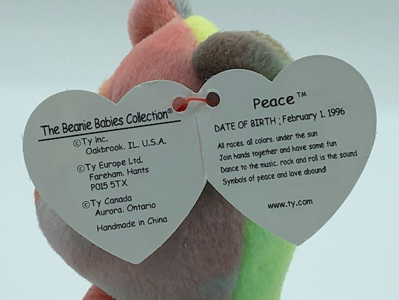 Tag errors beanie babies discount