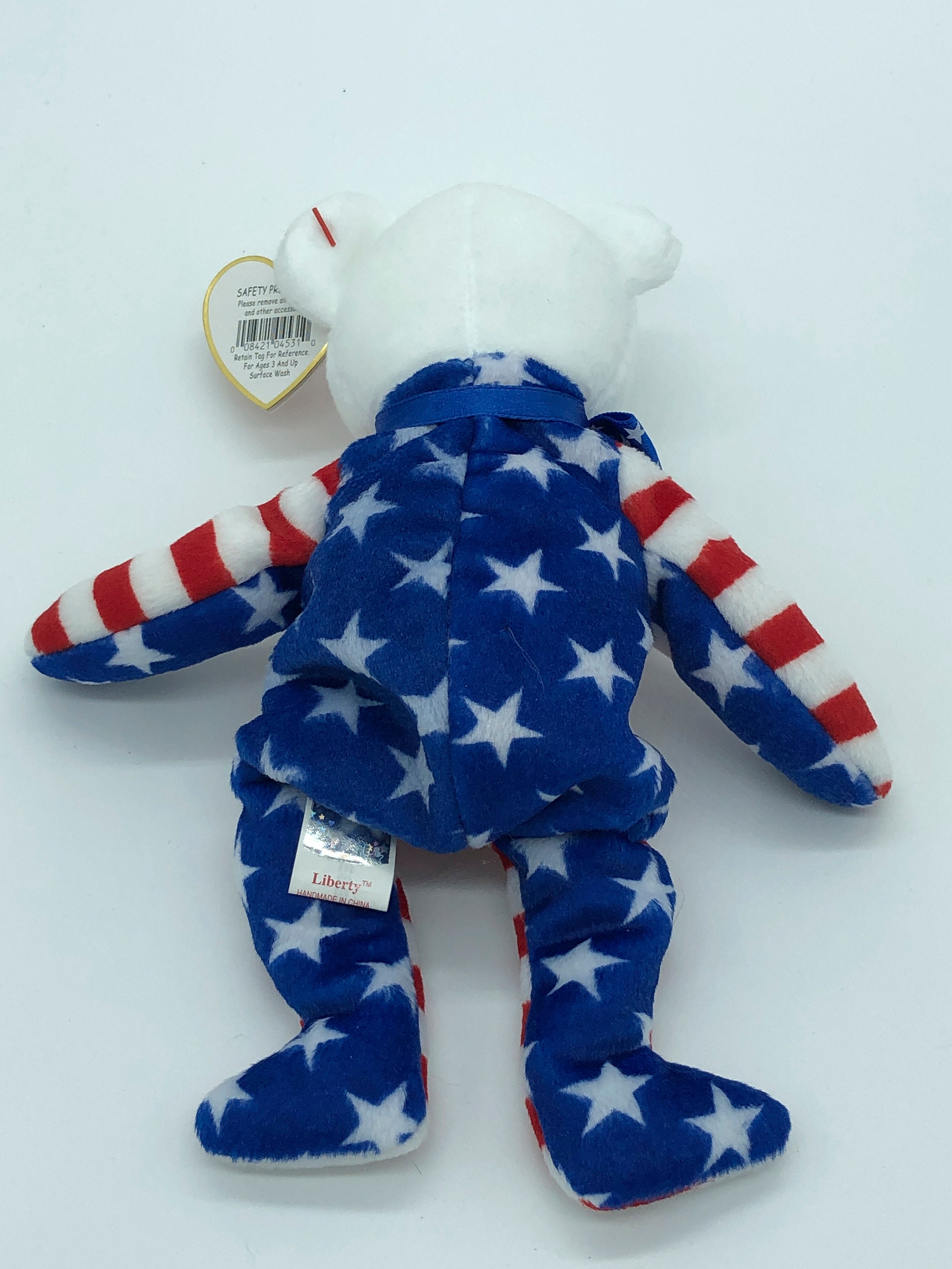 Liberty Set of 2 Ty Beanie Babies Rare FREE SHIPPING Etsy UK