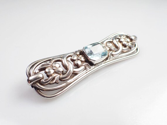 Jugendstil Brosche Silber 835 Rodi & Wienenberger… - image 3