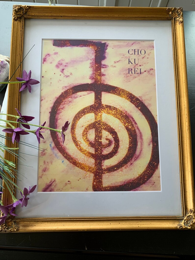 Cho-Ku-Rei Reiki Symbol Print For the Reiki Masters Teacher. | Etsy