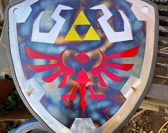 Metal Legend of Zelda Hylian Shield Wall Hanging