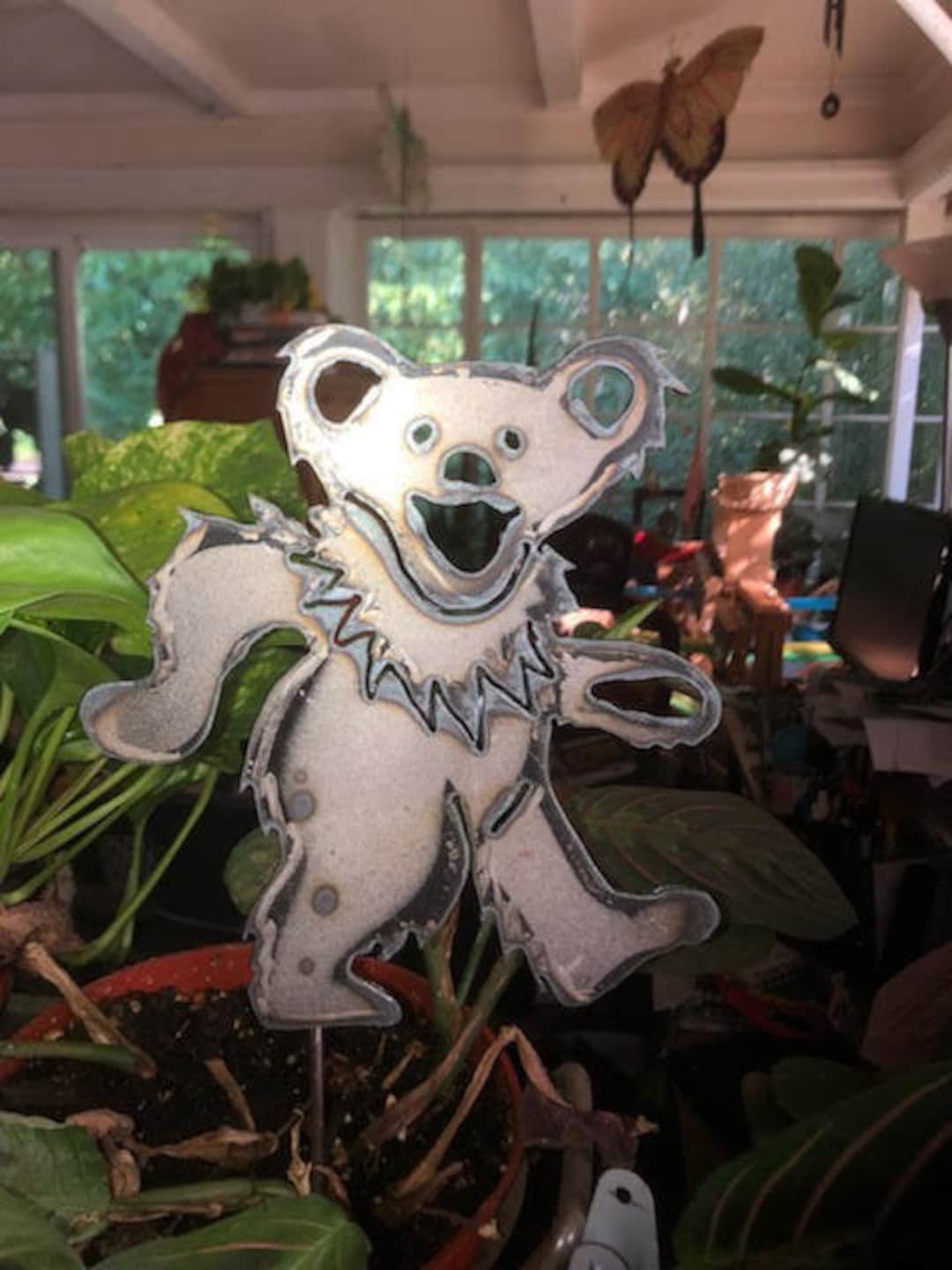 Super7 Grateful Dead Dancing Bear - Figura De Acción De Grateful Dead De 3.75 Pulgadas Con Soporte De Clavija, Coleccionables De Música Clásica Y Juguetes Retro : Grateful Dead