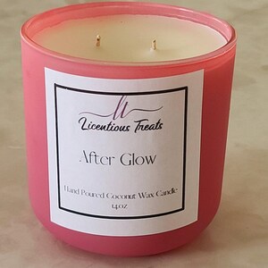 Luxury Scented Candle Floral Candle Premium Coconut Wax with Fresh Orchid & Cocoa Butter Home Fragrance After Glow 14oz