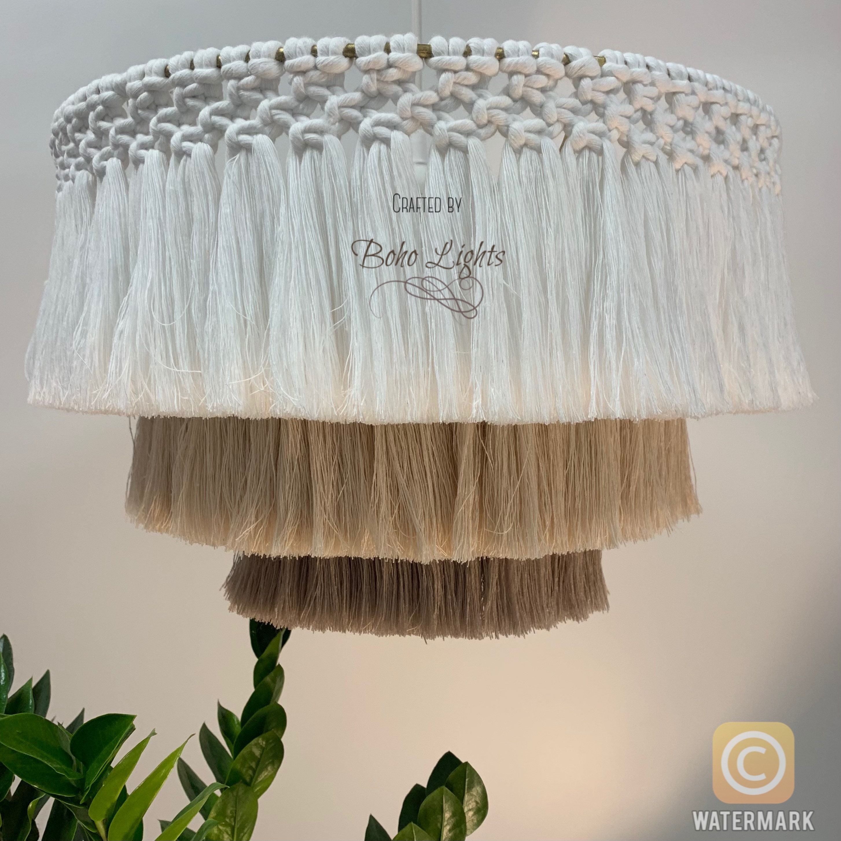 BOHO LIGHT,Fringe Chandelier,Tassel Lamp Shade,Macrame 2024 Chandelier,Tassel Chandelier,Yarn Chandelier,Pendant Light,Macrame Lampshade,Handmade