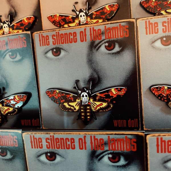 The Silence of the Lambs Moth Enamel Pin