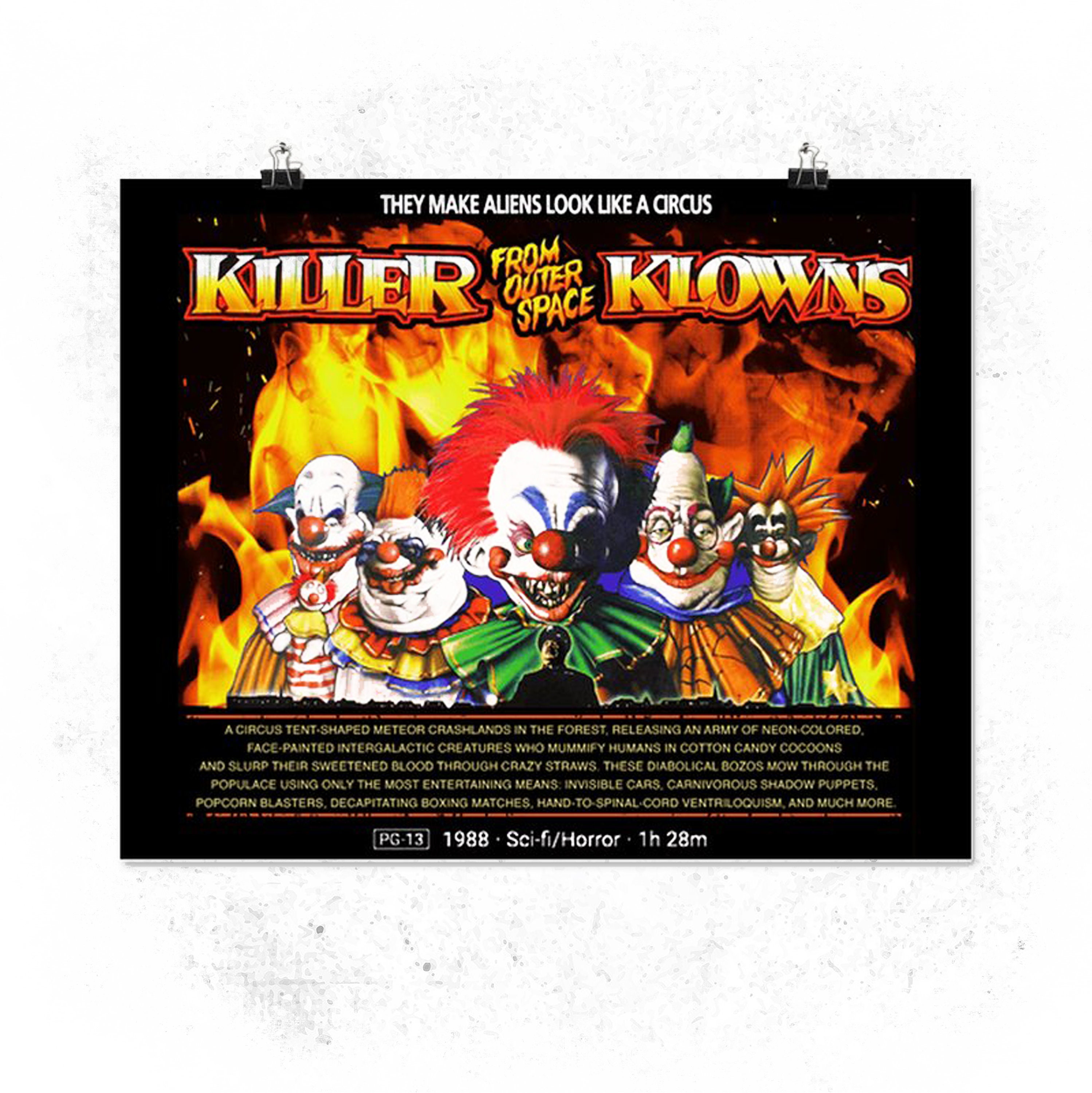 Diabolical Bozos Killer Klowns Movie Poster - Etsy