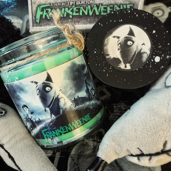 Frankenweenie Candle