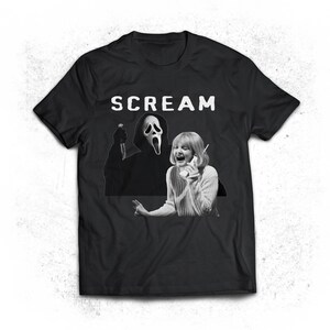 スクリーム ホラー映画アート 半袖 ユニセックス T シャツ // ウェス クレイヴンのスクリーム ドリュー バリモア アート - Etsy 日本 スクリーム ホラー映画アート 半袖 ユニセックス T シャツ // ウェス クレイヴンのスクリーム ドリュー バリモア アート - Etsy 日本
