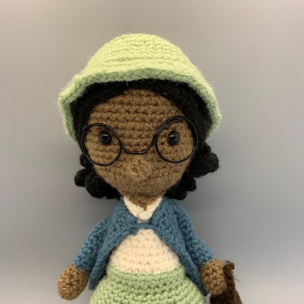 Rosa Parks Crocheted Doll (Amigurumi)