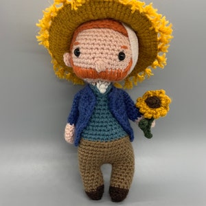 Vincent Van Gogh Crocheted Doll Amigurumi