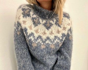 KNITTING PATTERN: My Etne sweater