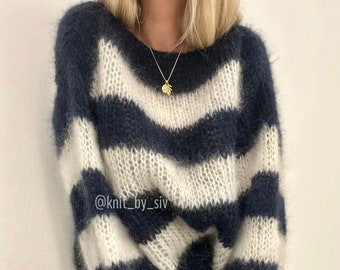 STRICKANLEITUNG: Synne Pullover, lange Ärmel