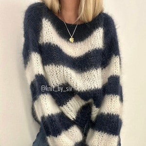 KNITTING PATTERN: Synne sweater, long sleeve