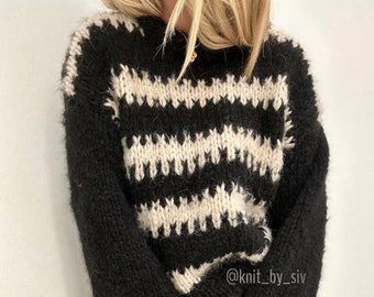 MODÈLE DE TRICOT : Pull du week-end