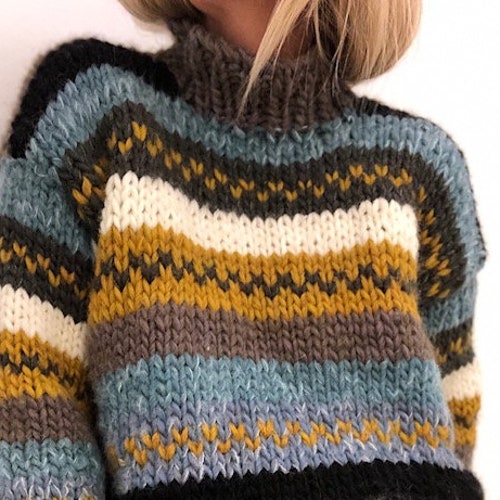 My Fall Sweater Knittingpattern Wool Edition - Etsy