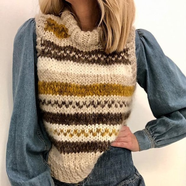 KNITTING PATTERN: My fall vest