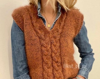 KNITTING PATTERN: My braid vest