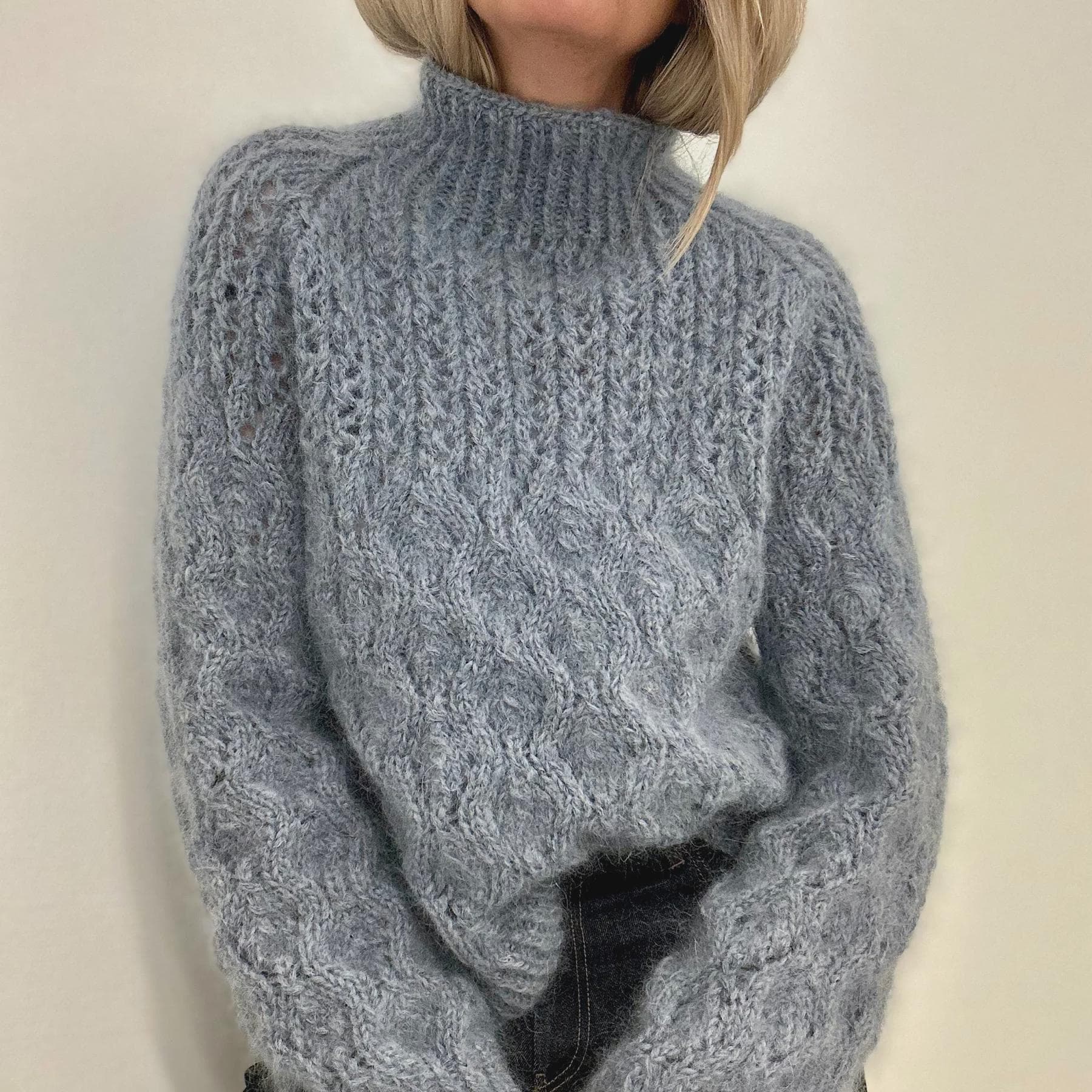 【新品未使用未開封】NKNIT pattern pullover sweat ♡pattern KNIT 予約期間【2025/10/10 13:00〜 10/13 23:59】 12