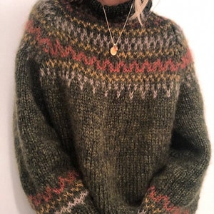 KNITTING PATTERN: Skaanevik Sweater - Etsy