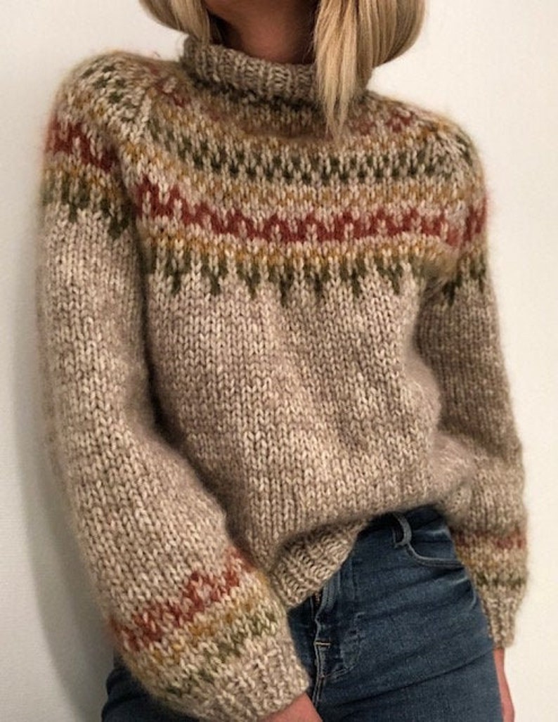 KNITTING PATTERN: Skaanevik sweater 画像 1