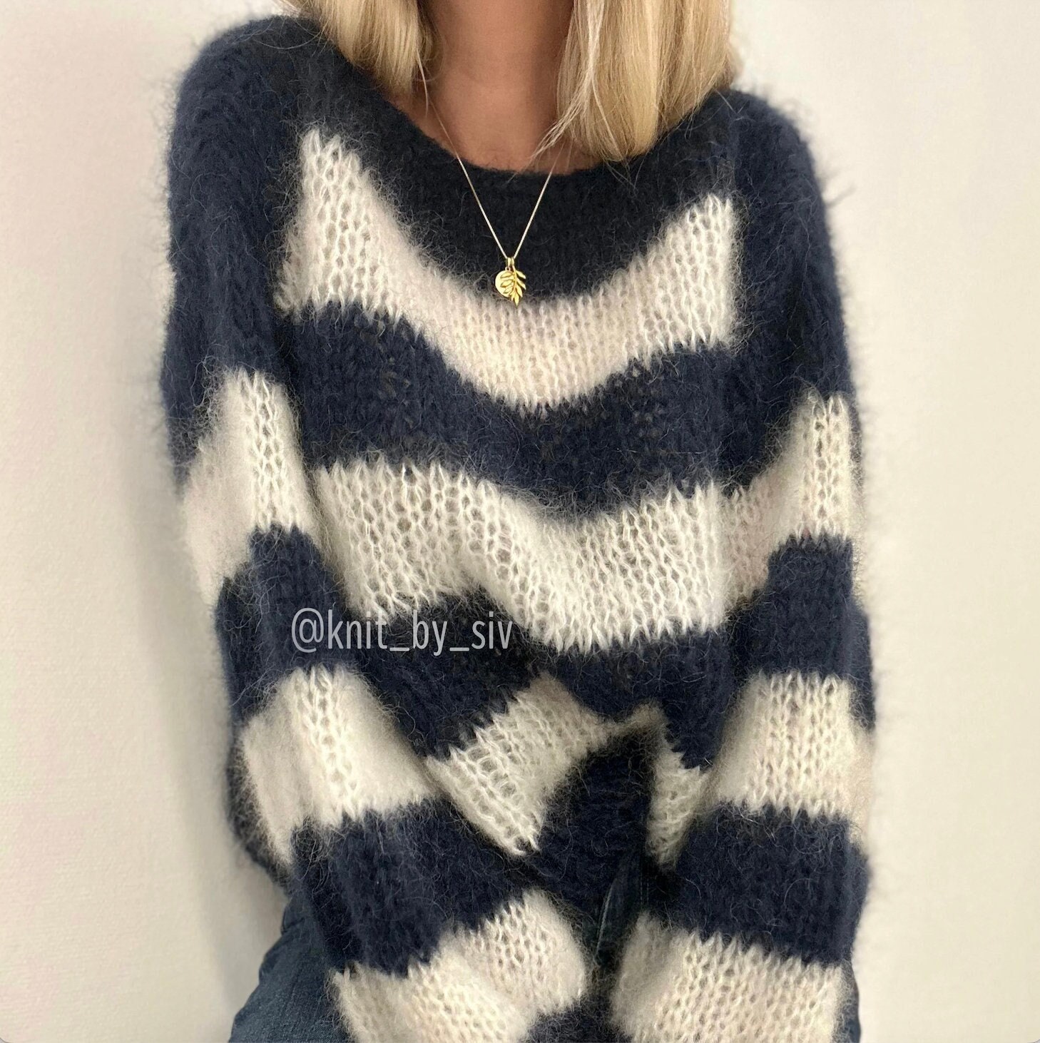 【U LAN】Olin Mohair Loose Fit Stripe Knit Olin Mohair Loose Fit Stripe Knit - ULAN | 60% - Asian