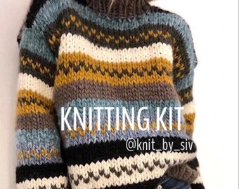 KNITTING KIT, Mon pull d'automne