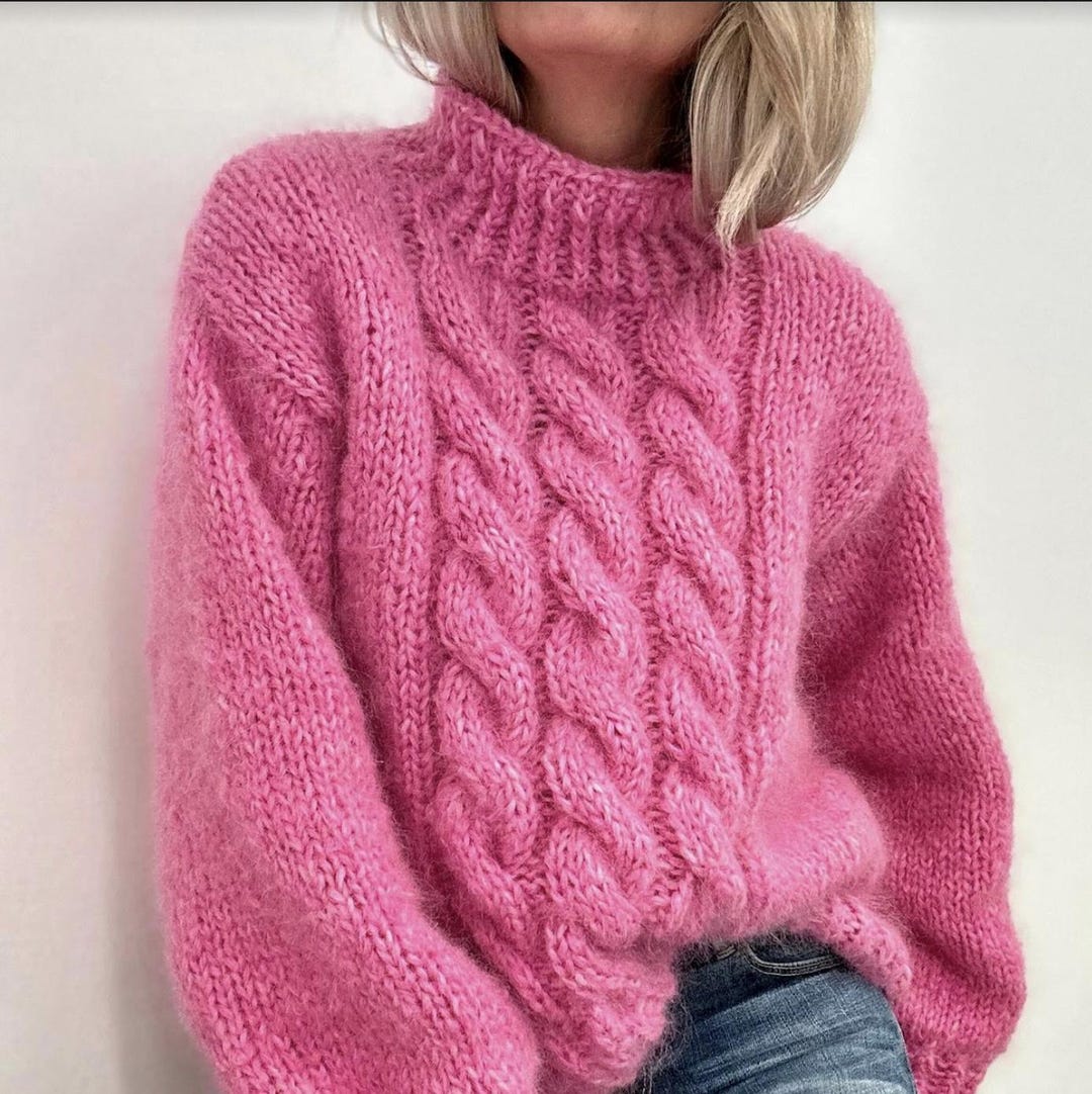 ENGLISH KNITTING PATTERN: Braiddream Sweater - Etsy
