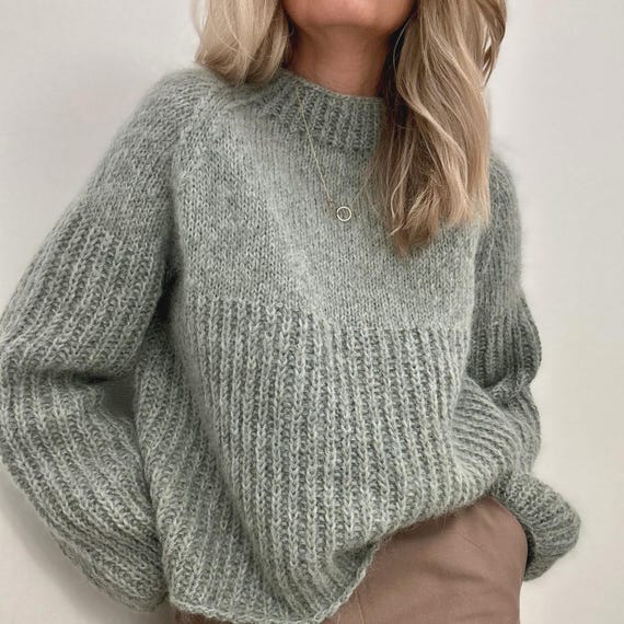 KNITTING PATTERN Latesummerdream Sweater - Etsy