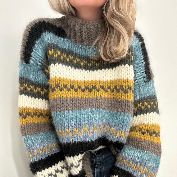 ENGLISH KNITTING PATTERN: My Fall Sweater, Wool Edition - Etsy