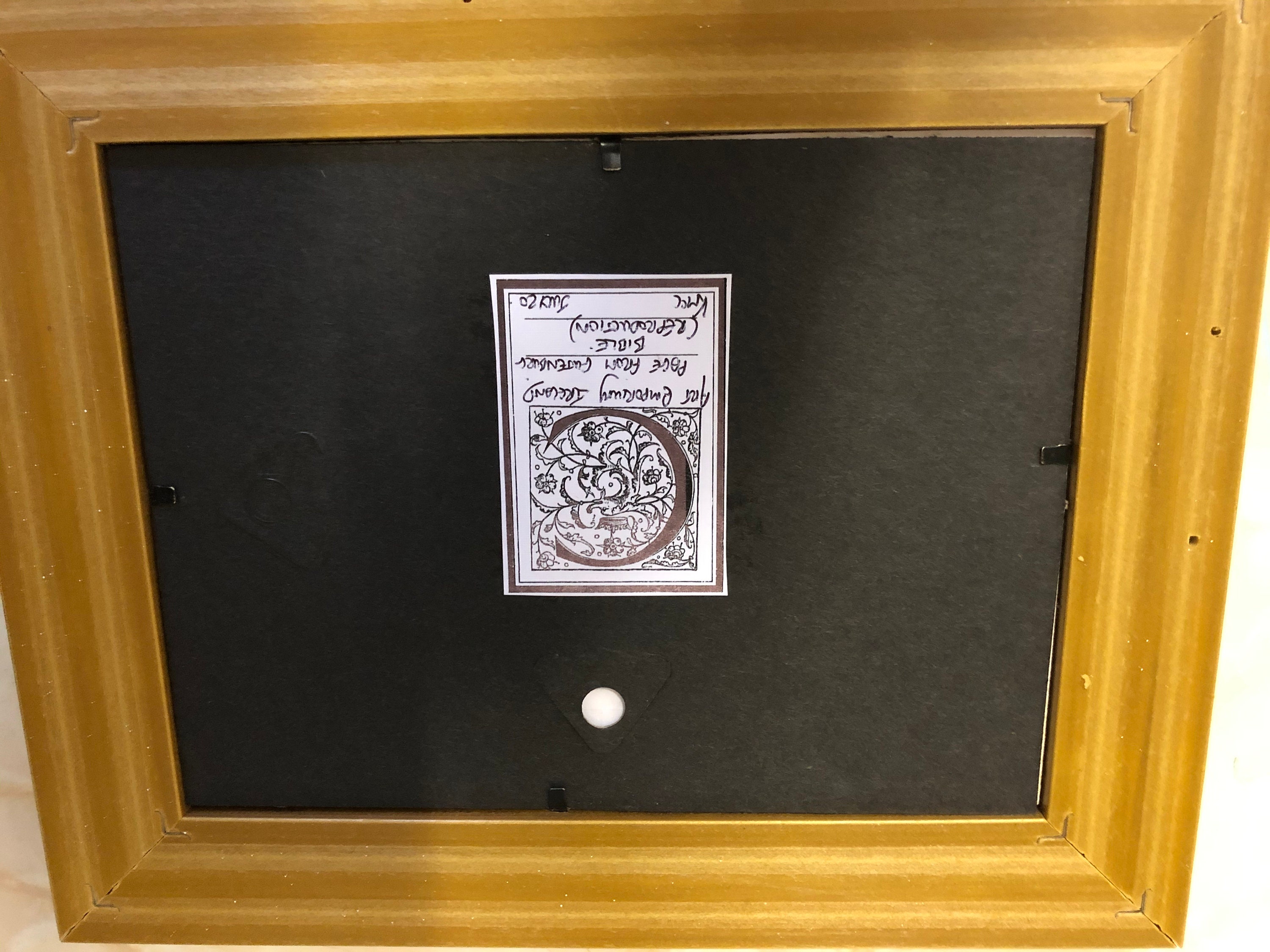 Page Gutenberg Bible Reproduction in Frame and Mount. Etsy New Zealand