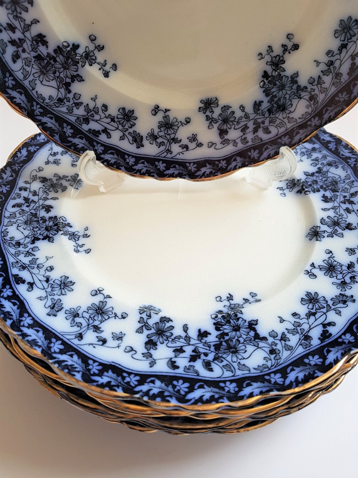 Set of 4 Antique ROYAL PREMIER Semi Porcelain Henry Alcock & Etsy